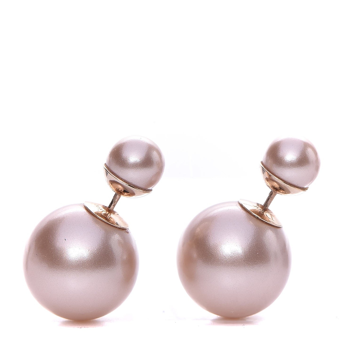 Pearl Mise En Dior Tribal Earrings Pink
