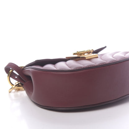 Chloe Calfskin Quilted Mini Drew Bijou Shoulder Bag Plum Purple 7 of 10