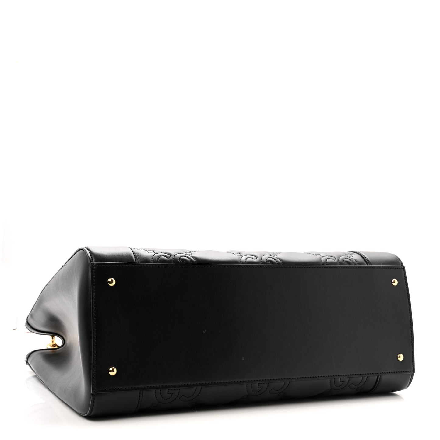 Calfskin GG Matelasse Tote Bag Black