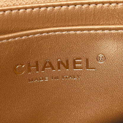 Chanel Lambskin Quilted Mini Rectangular Pearl Crush Flap Black 6 of 10