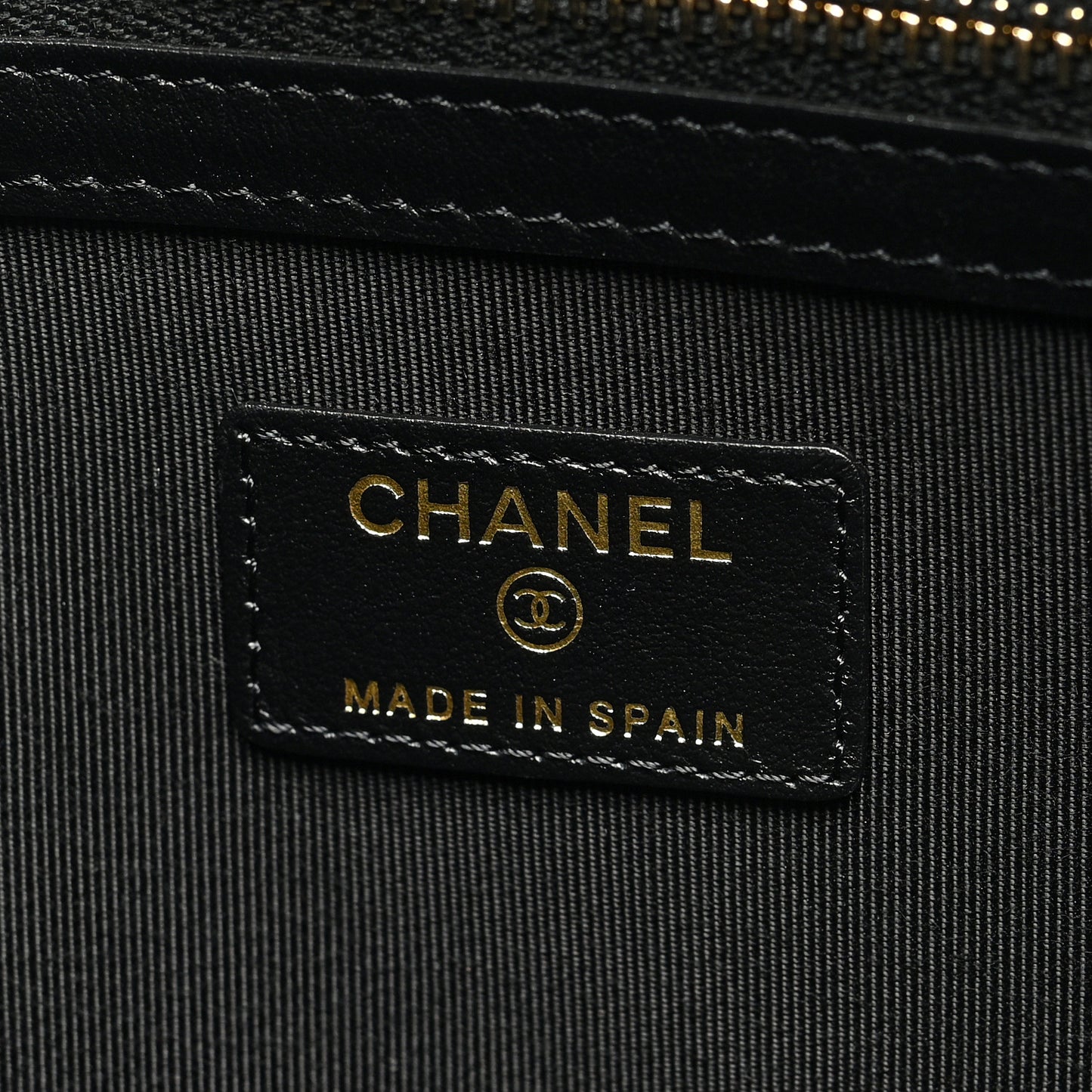 Caviar Quilted Large Boy Zip Pouch