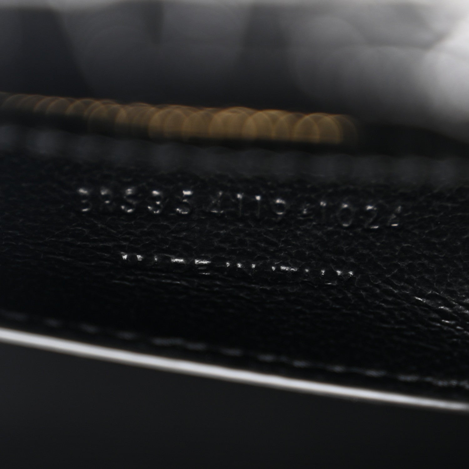 Saint Laurent Calfskin Crocodile Embossed Medium Classic Monogram Kate Tassel Satchel Black 7 of 10