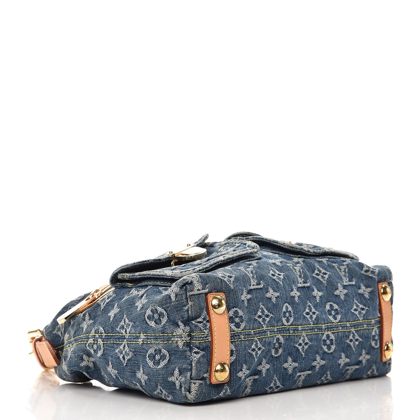 Monogram Denim Baggy PM Blue