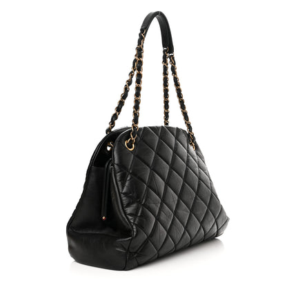 Chanel Aged Calfskin Large Just Mademoiselle Bowling Bag Black 2 of 12