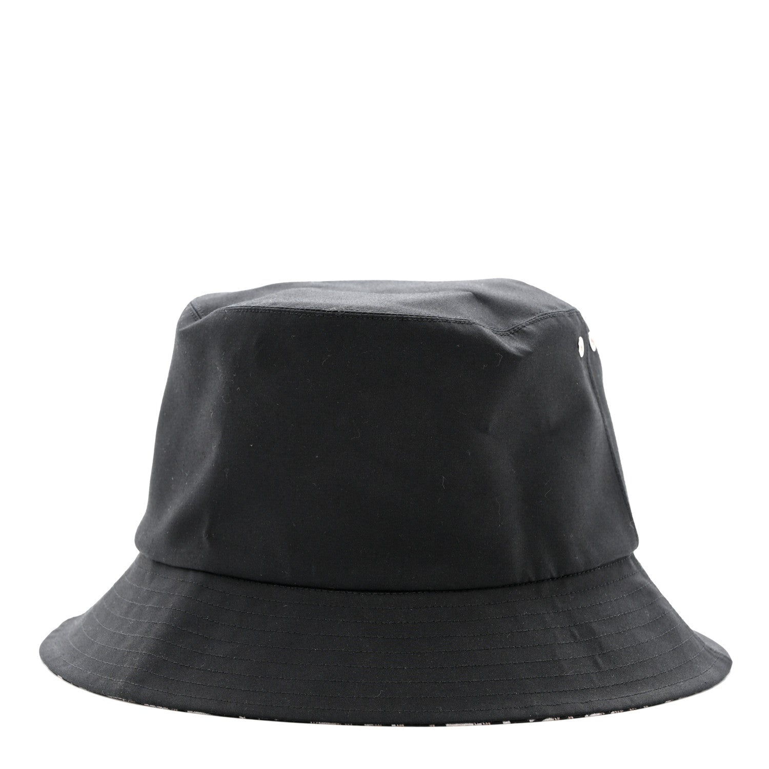 Christian Dior Oblique Reversible Teddy-D Brim Bucket Hat 57 Black 1 of 13