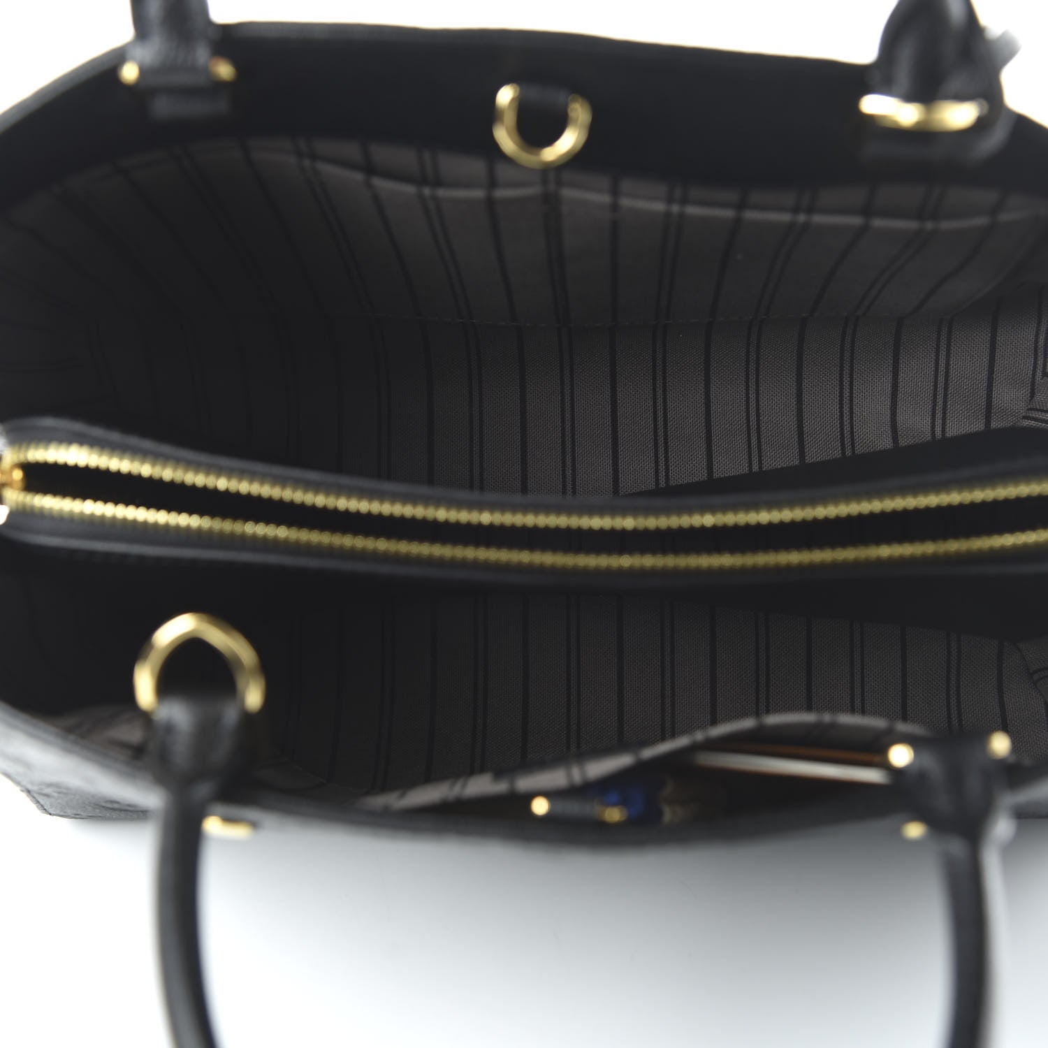 Louis Vuitton Empreinte Montaigne MM Black 6 of 11