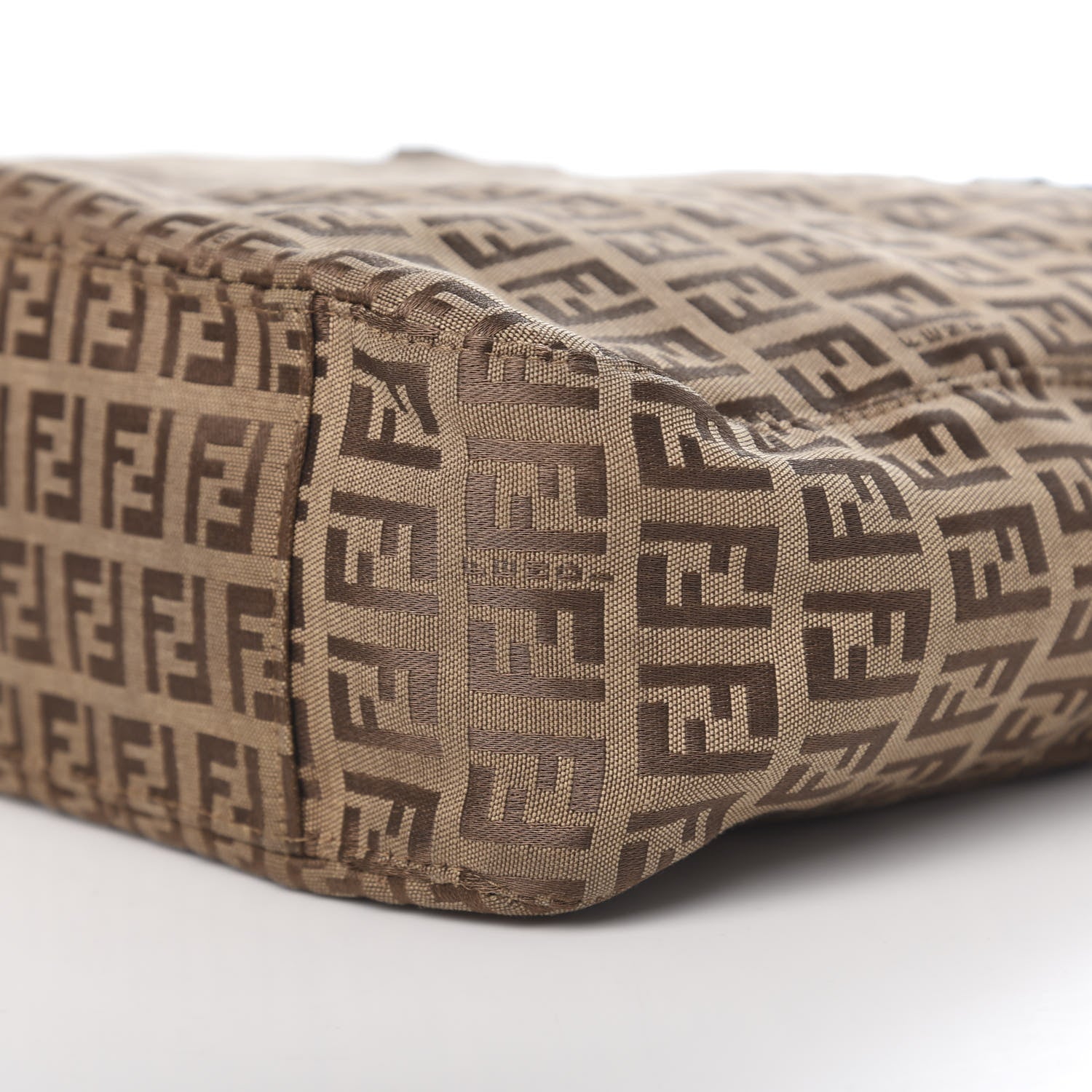 Fendi Zucchino Satchel Tobacco Beige 10 of 11