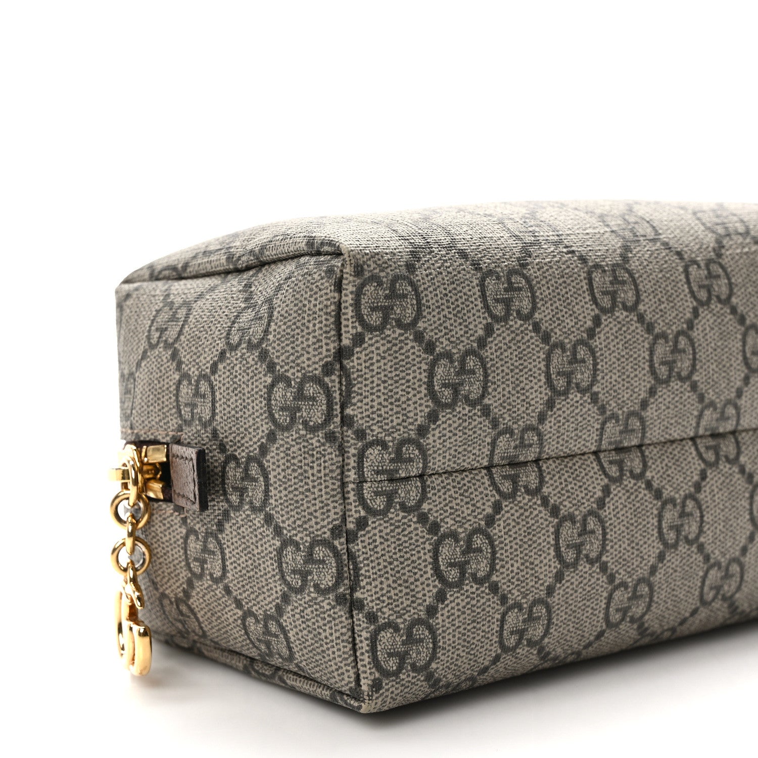 Gucci Soft GG Supreme Monogram Calfskin Medium Ophidia Cosmetic Case Beige Ebony New Acero 8 of 11