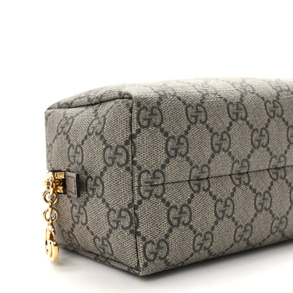 Gucci Soft GG Supreme Monogram Calfskin Medium Ophidia Cosmetic Case Beige Ebony New Acero 8 of 11