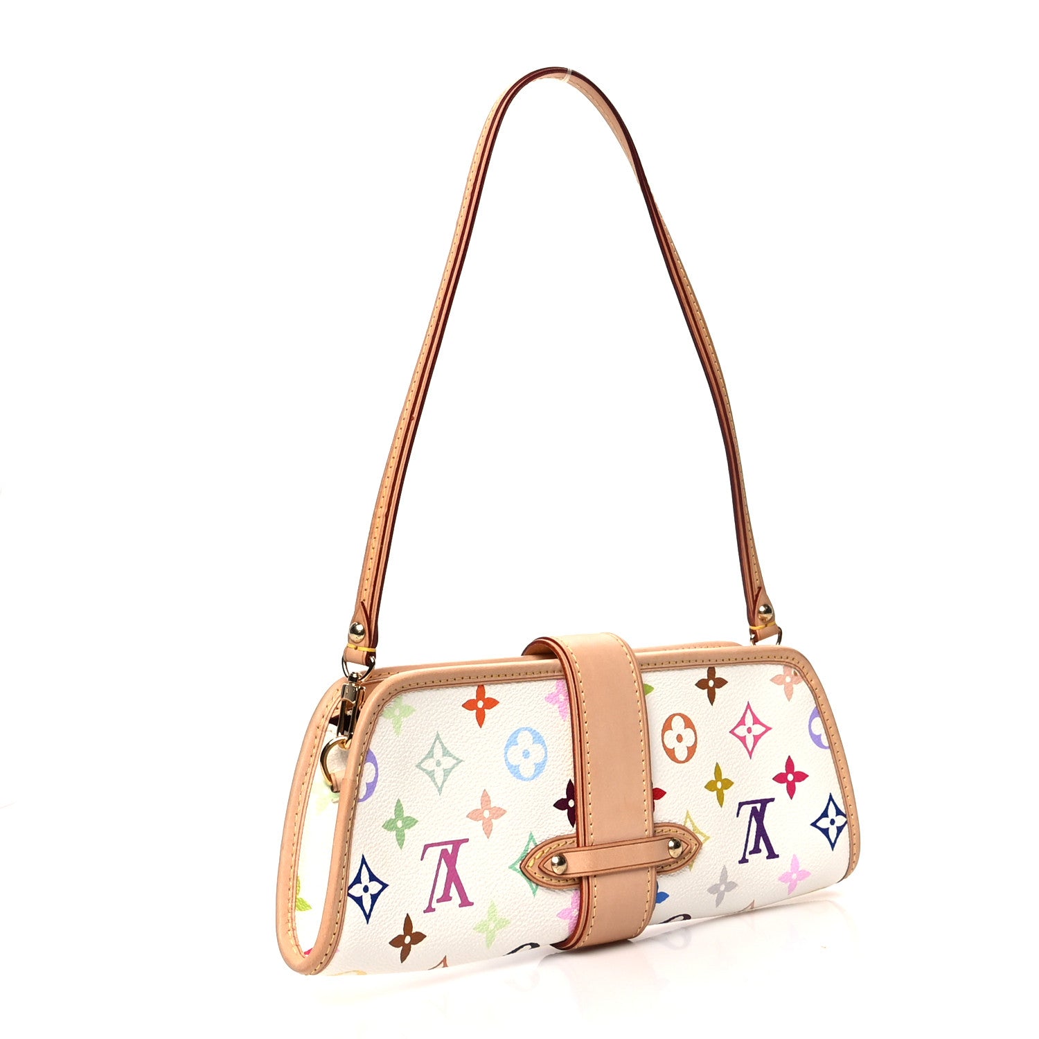 Louis Vuitton Monogram Multicolor Shirley White 3 of 8
