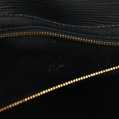 Louis Vuitton Epi Montaigne Clutch MM Black 7 of 9