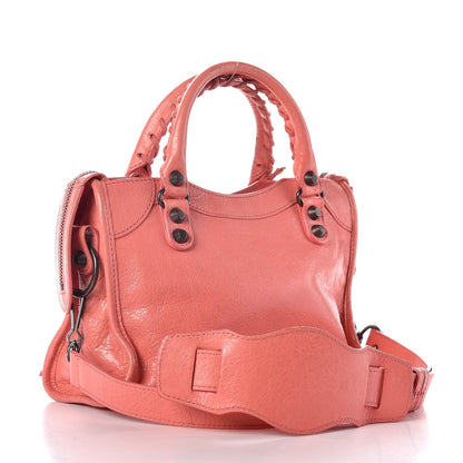 Balenciaga Agneau Classic Hardware Mini City Rose Azalee Rose Jaipur 4 of 8