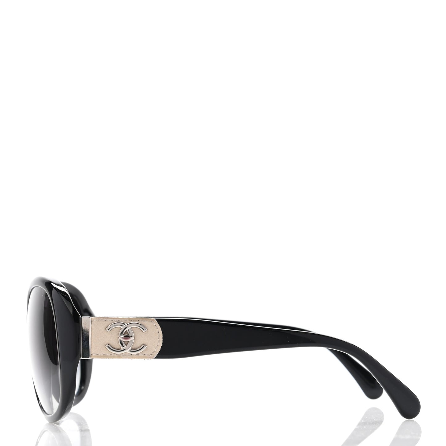 Acetate CC Turnlock Sunglasses 5235-Q Black Beige
