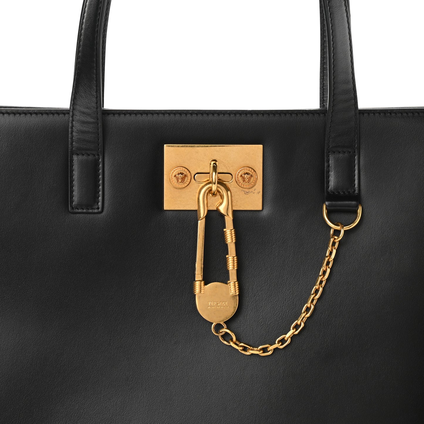 Calfskin Tribute Tote Black