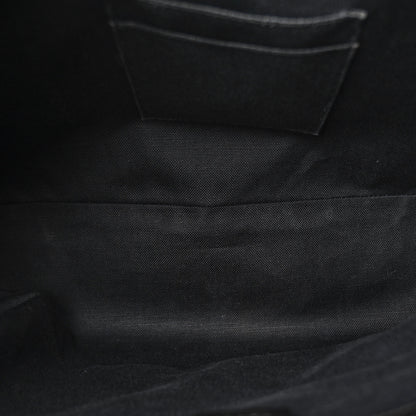 Gucci GG Supreme Monogram Web Tote Black Grey 4 of 9