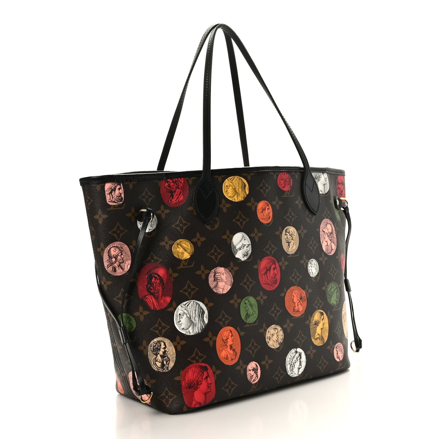 X FORNASETTI Monogram Cameo Neverfull MM