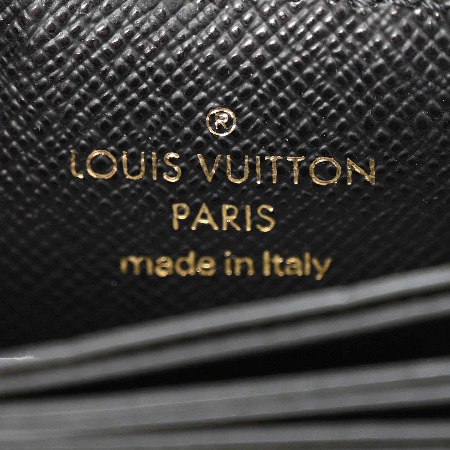 Louis Vuitton Monogram Gusset Card Holder Black 6 of 7