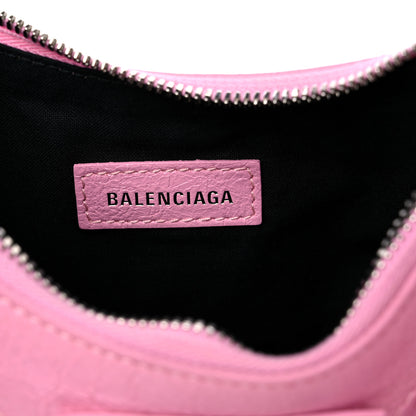 Balenciaga Agneau Arena Le Cagole Shoulder Bag XS Candy Pink 7 of 11