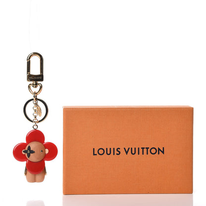 Louis Vuitton Resin Wood Vivienne Bag Charm Red 4 of 4