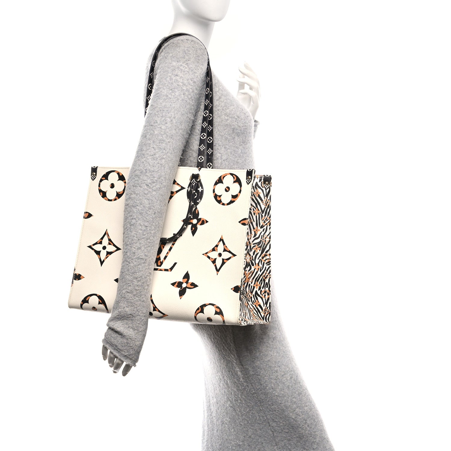 Louis Vuitton Monogram Giant Jungle Onthego GM Ivory 2 of 9