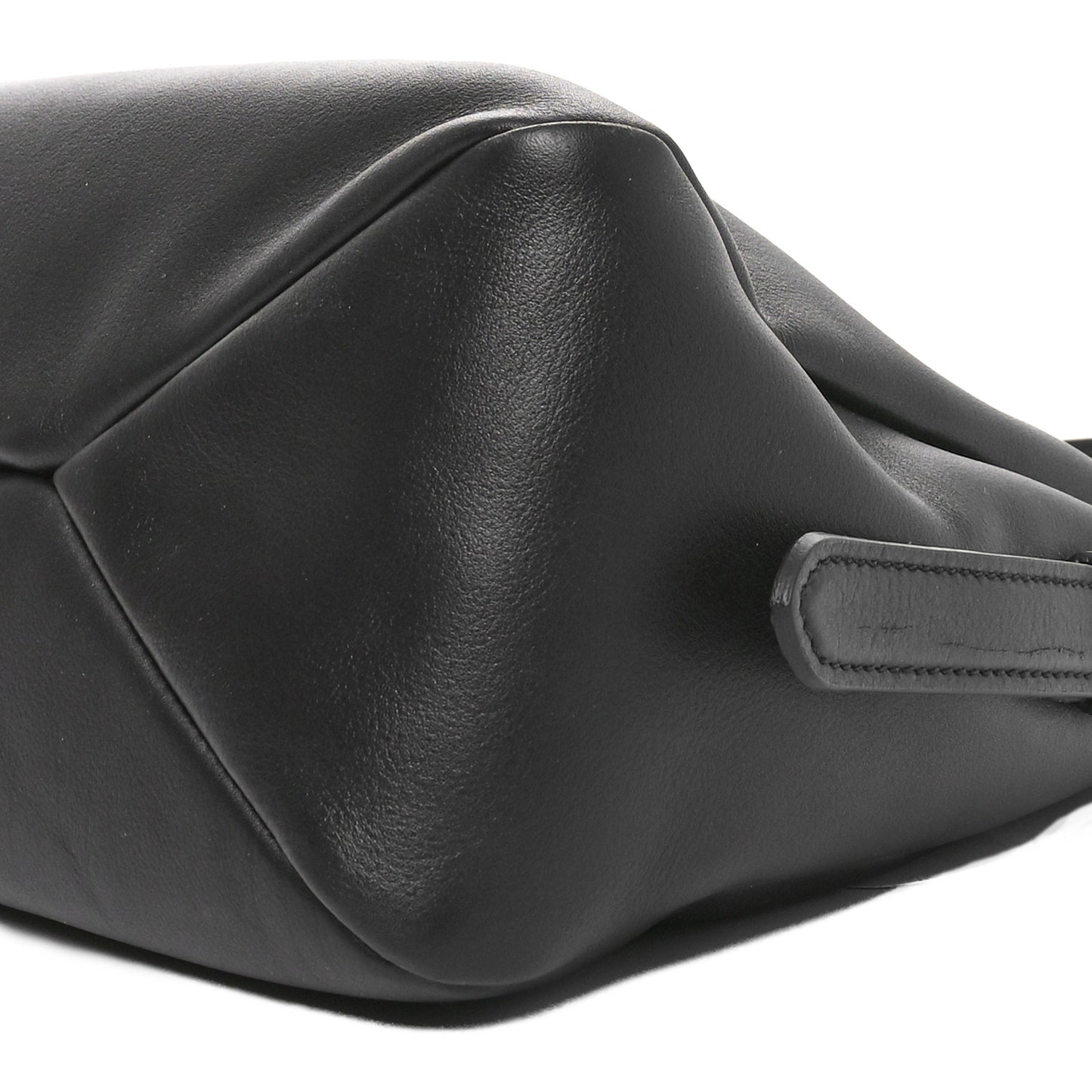 Soft Calfskin Aimee Shoulder Bag Black