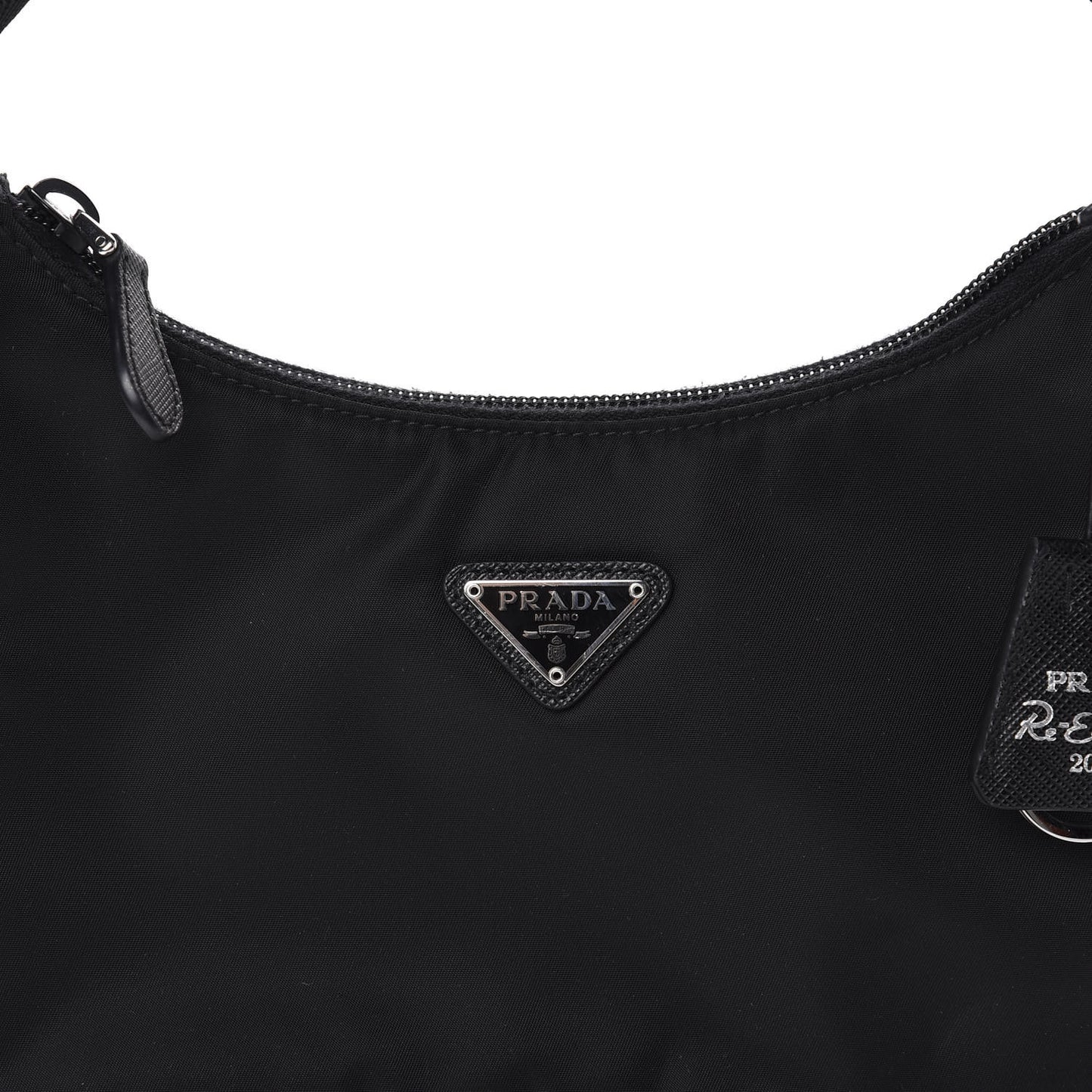 Tessuto Nylon Mini Re-Edition 2000 Bag Black