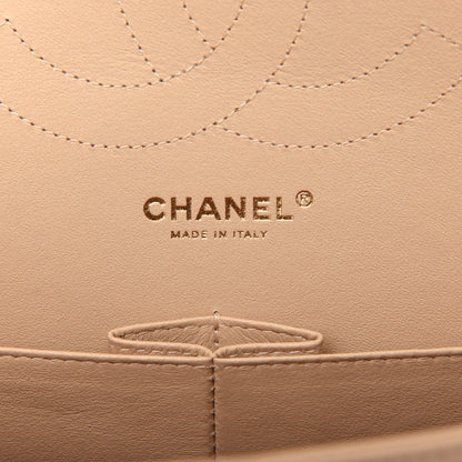 Chanel Caviar Quilted Jumbo Double Flap Light Beige 6 of 10
