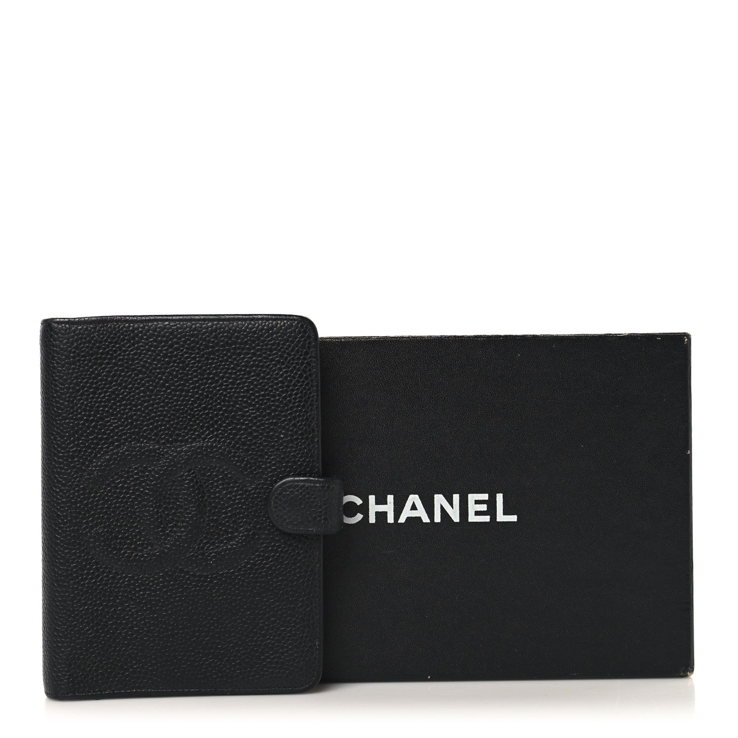 Chanel Caviar Timeless CC Ring Agenda Planner Black 14 of 14