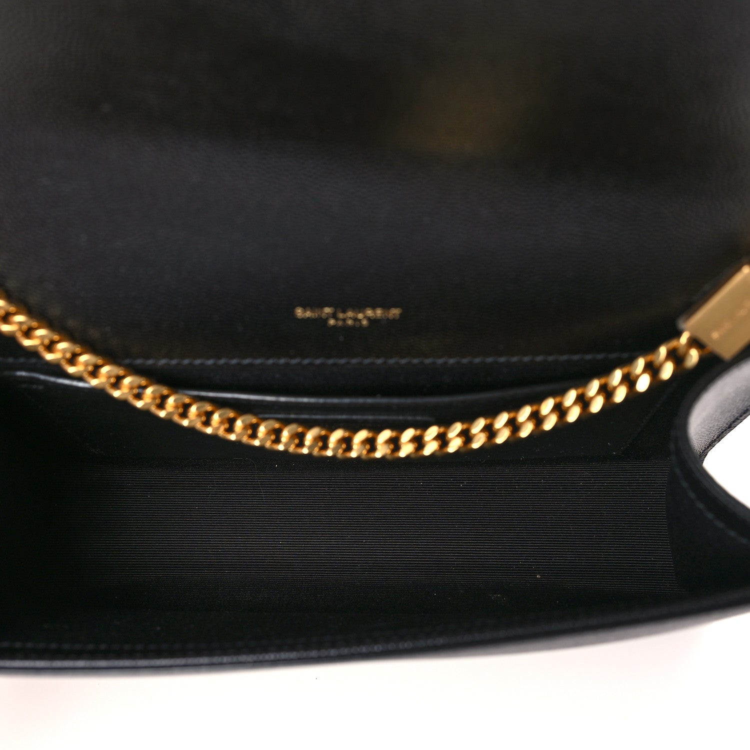 Saint Laurent Grain De Poudre Medium Classic Monogram Kate Satchel Black 5 of 8