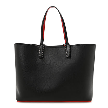 Christian Louboutin Calfskin Empire Spikes East West Cabata Tote Black 1 of 12
