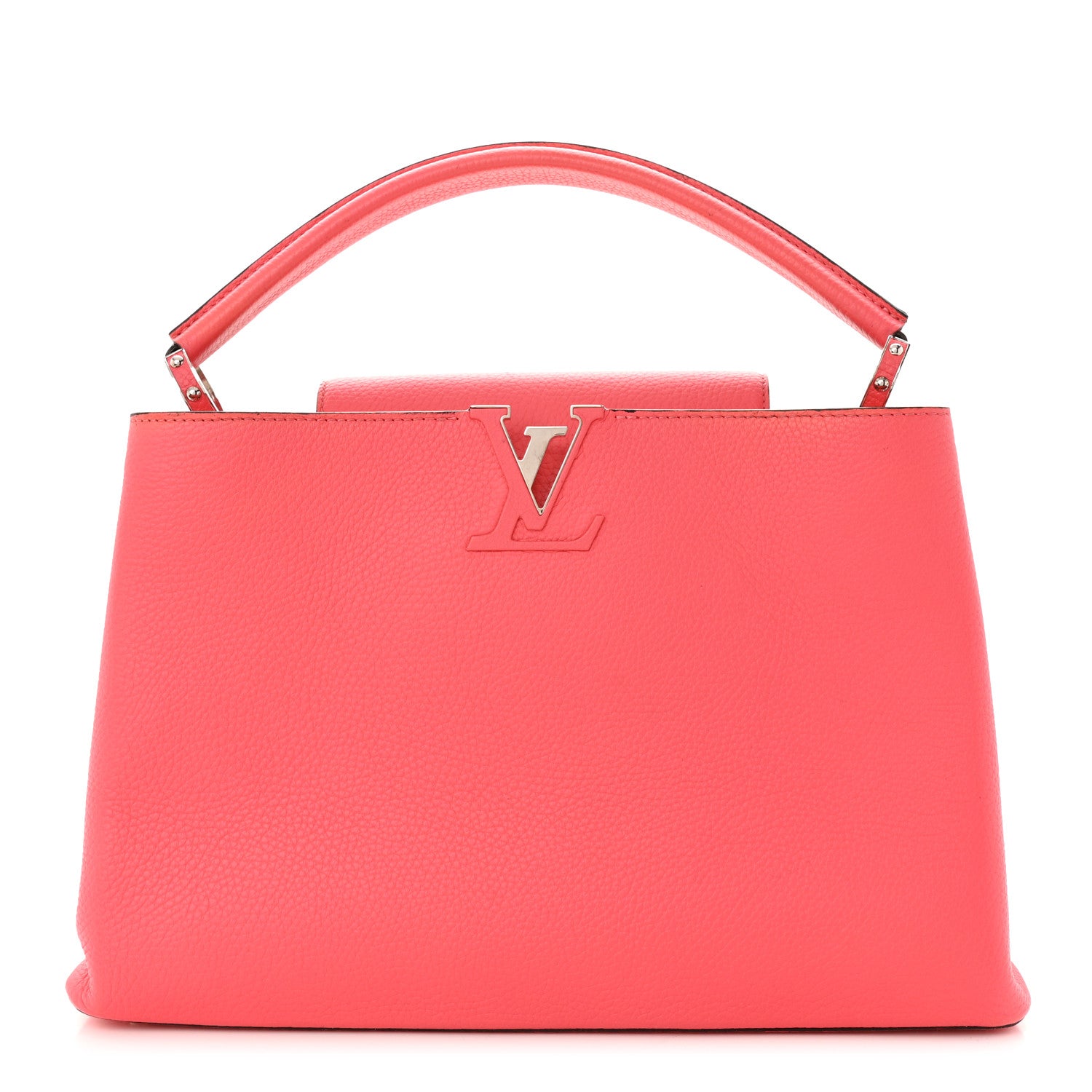 Louis Vuitton Taurillon Capucines MM Rose Litchi 1 of 13