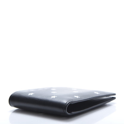 Saint Laurent Calfskin Star Print East West Wallet Black 4 of 8