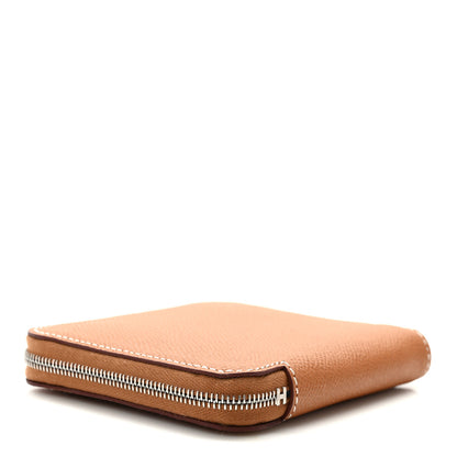 Hermes Evercolor Silk'In Compact Wallet Gold 4 of 7
