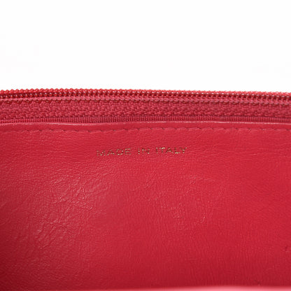 Chanel Lambskin Quilted Boy Wallet On Chain WOC Fuchsia 7 of 20