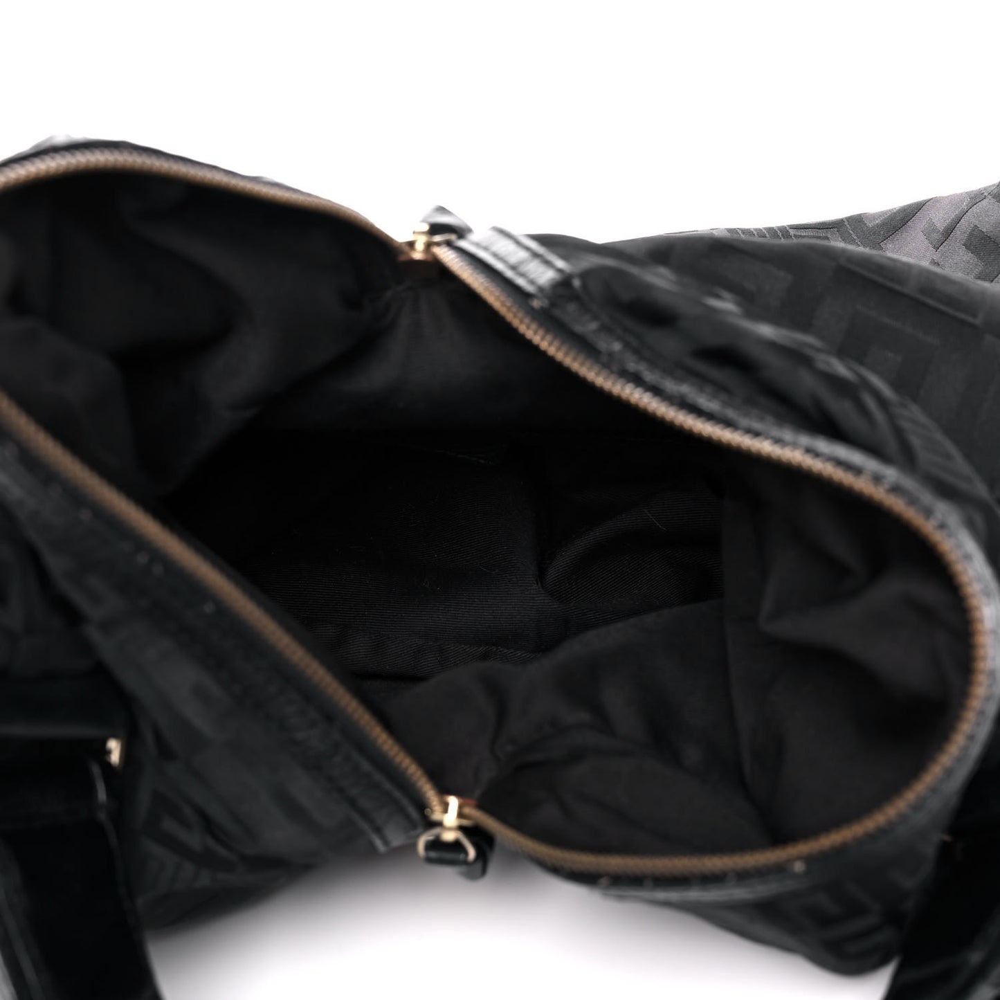 Nylon Hobo Bag Black