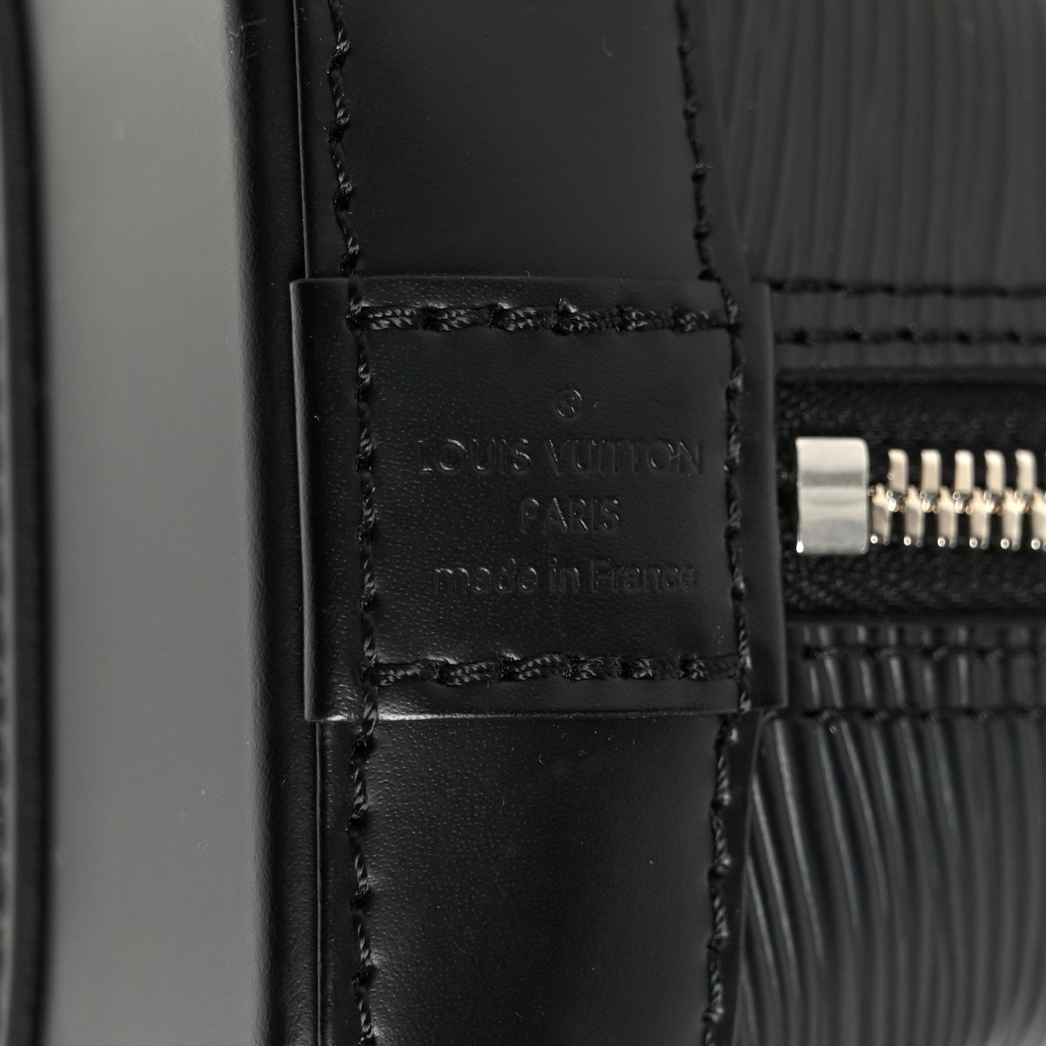 Louis Vuitton Epi Jacquard Alma BB Black 8 of 11