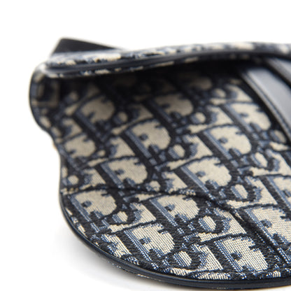 Christian Dior Oblique Saddle Belt Bag Blue 6 of 7