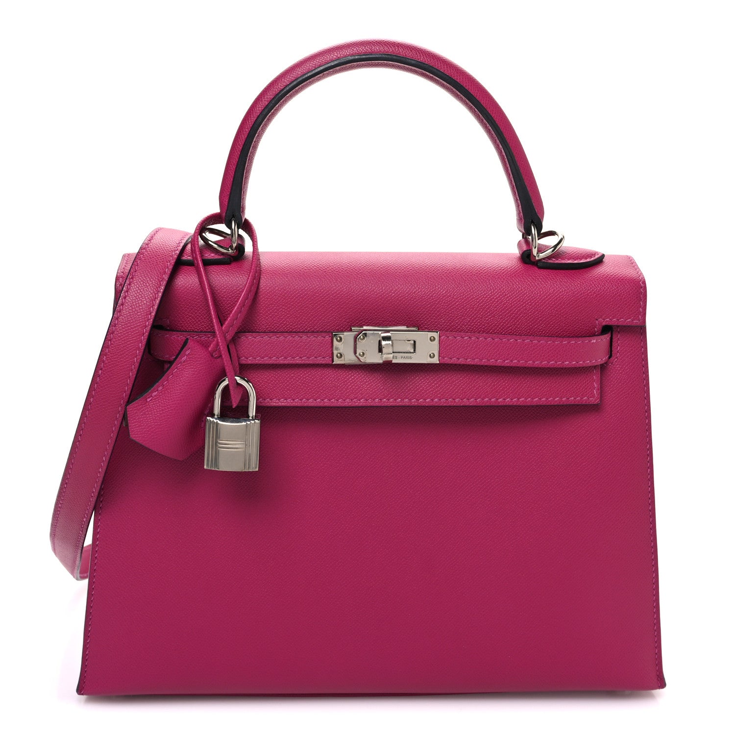Hermes Epsom Verso Kelly Sellier 25 Rose Pourpre Sienne 1 of 11