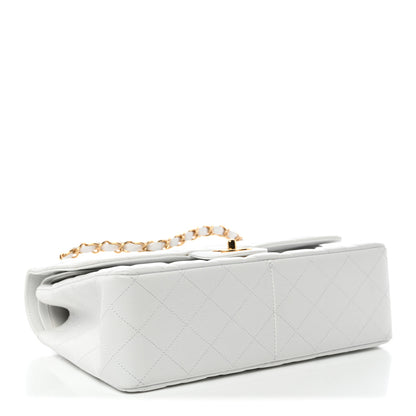 Chanel Caviar Quilted Jumbo Double Flap White 4 of 11