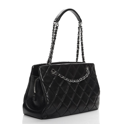 Chanel Caviar Quilted CC Timeless Tote Black 3 of 11