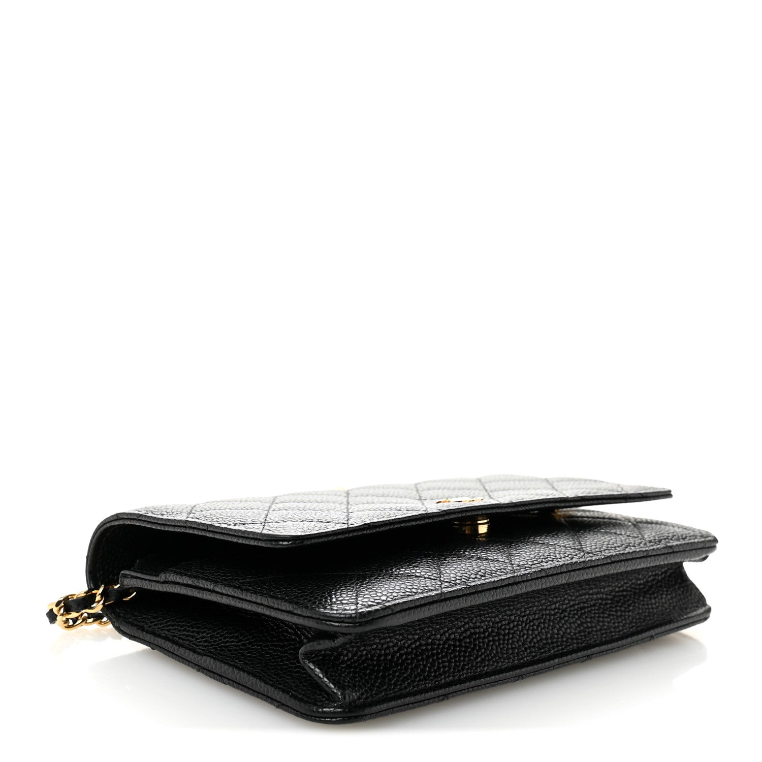 Chanel Caviar Quilted Wallet On Chain WOC Black 4 of 13
