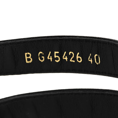 Chanel Lambskin Espadrille Sandals 40 Black 8 of 9