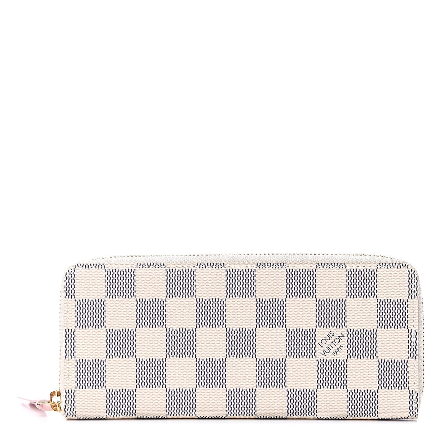 Damier Azur Clemence Wallet Rose Ballerine