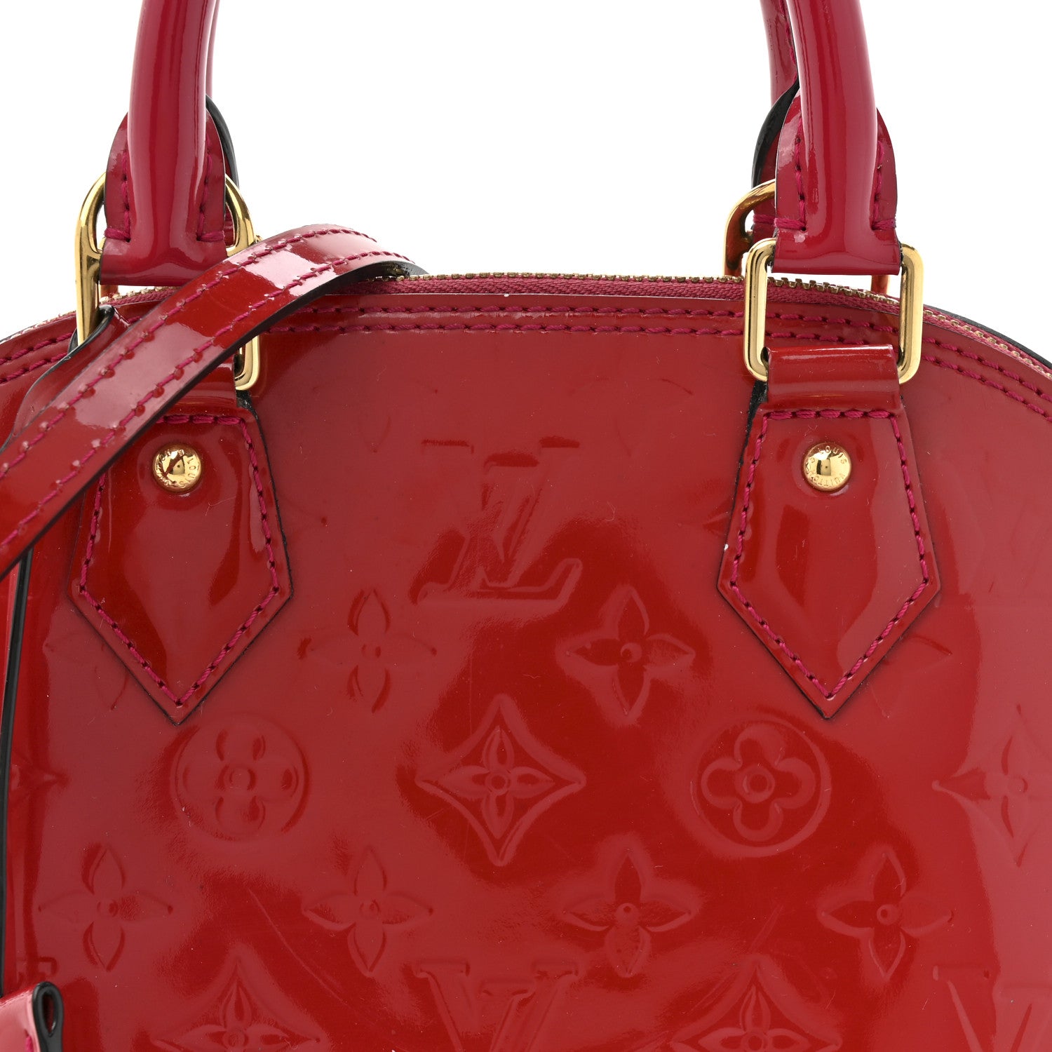 Louis Vuitton Vernis Alma BB Rose Indien 7 of 11