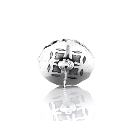 David Yurman Sterling Silver 17mm Sculpted Cable Stud Earrings 4 of 4