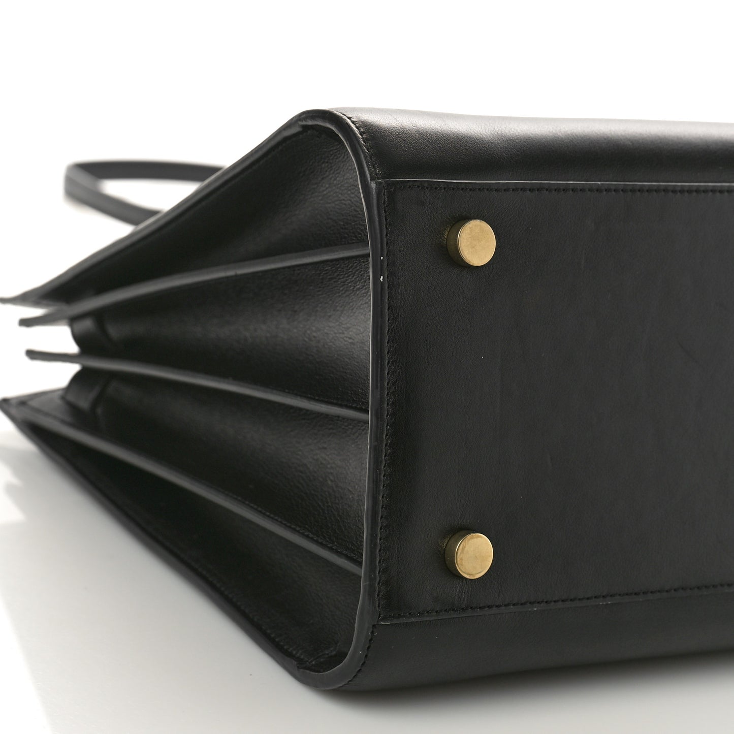 Calfskin Small Sac De Jour Black