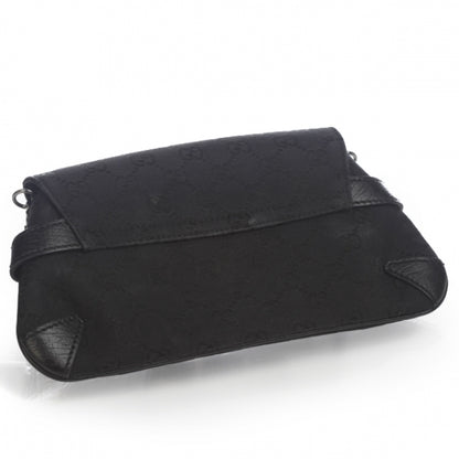 Gucci Monogram Horsebit Clutch Black 3 of 11