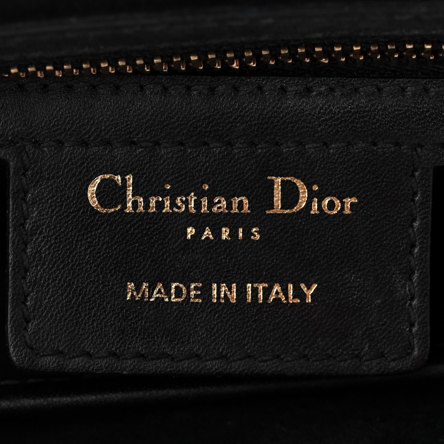 Christian Dior Calfskin D Fence Saddle Bag Black 6 of 15