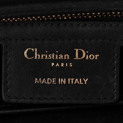Christian Dior Calfskin D Fence Saddle Bag Black 6 of 15