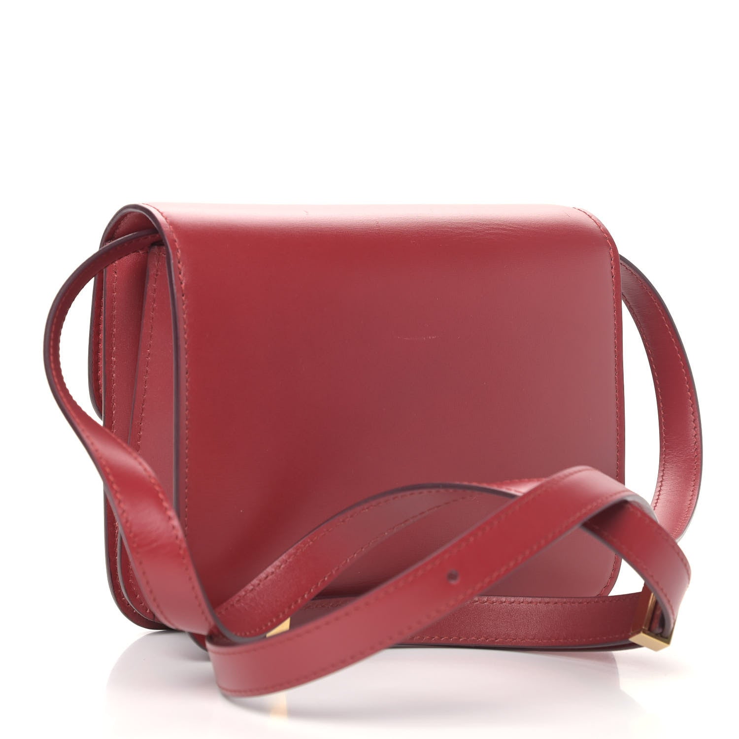 Celine Box Calfskin Teen Classic Box Flap Bag Red 2 of 6